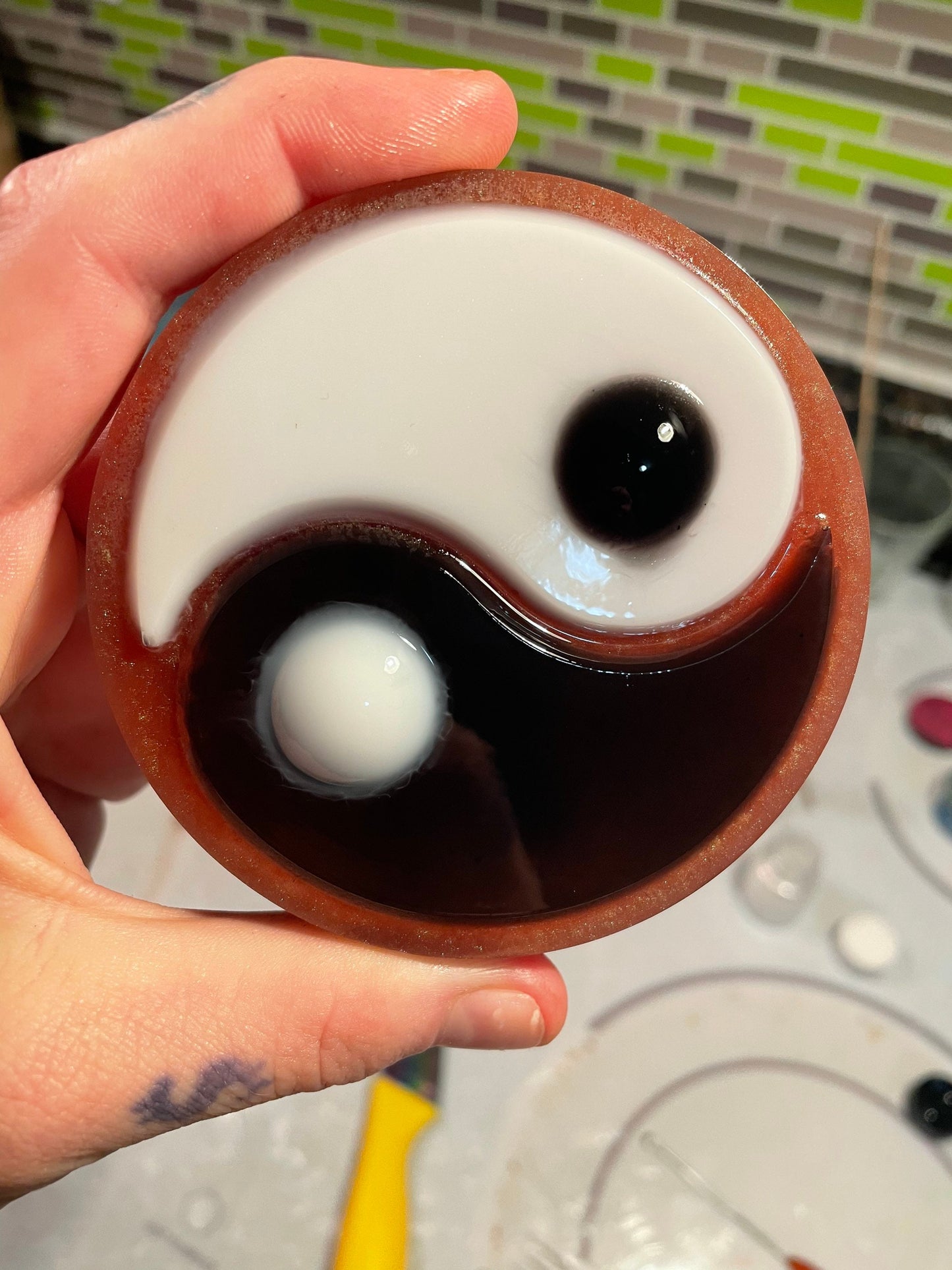 Patchouli Bergamot Ying Yang Soap