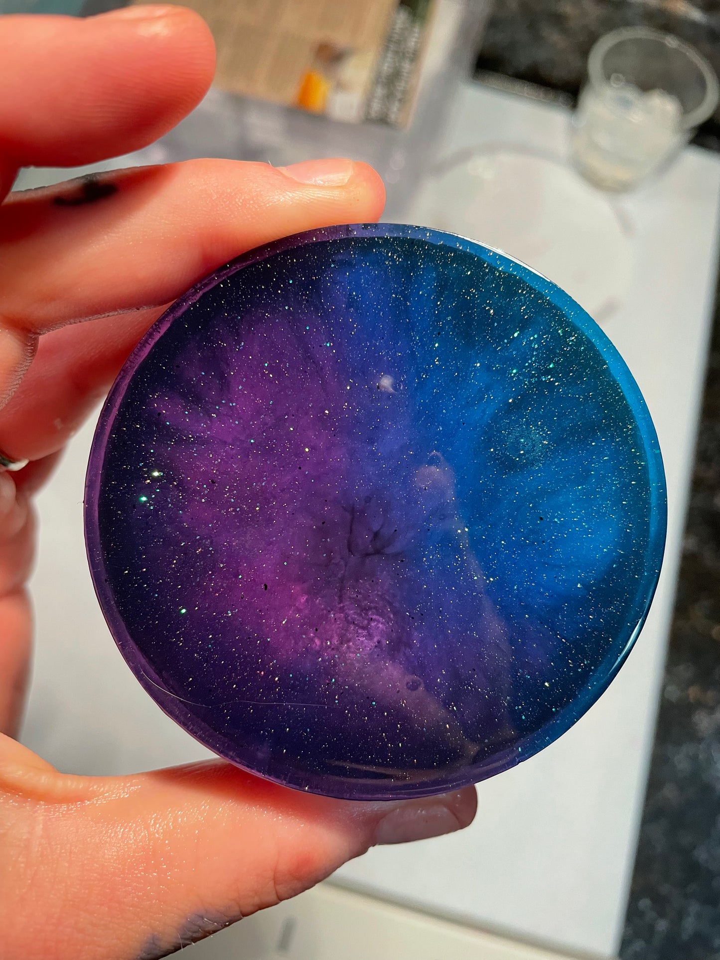 Lavender Frankincense “Galaxy” Soap