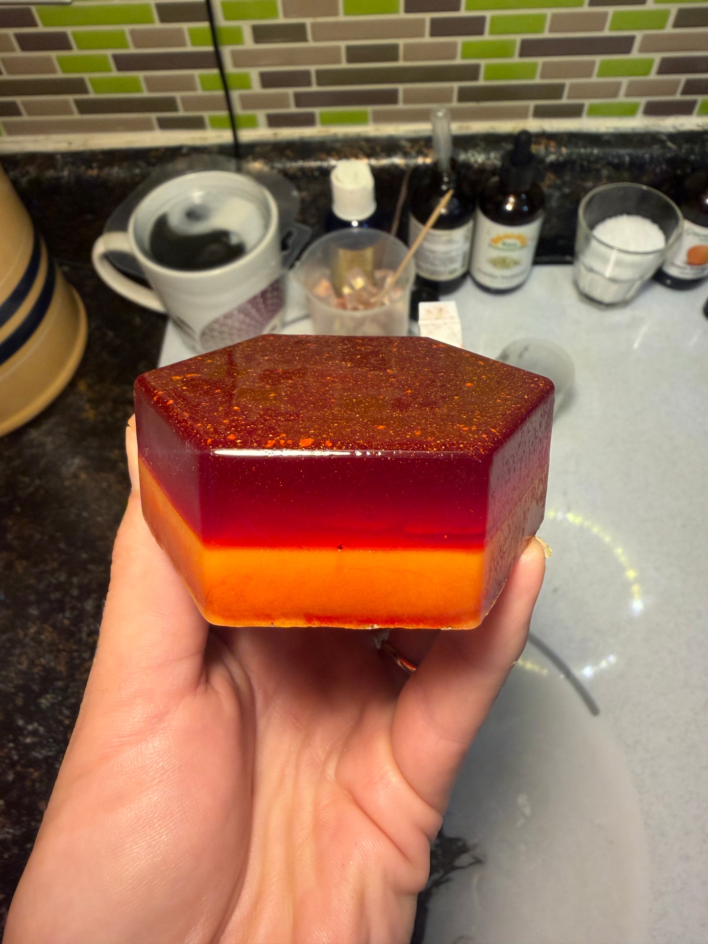 Lemon Tea Tree Turmeric Triple Butter Scrub Soap